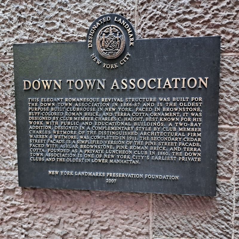 Down Town Association Marker image. Click for full size.