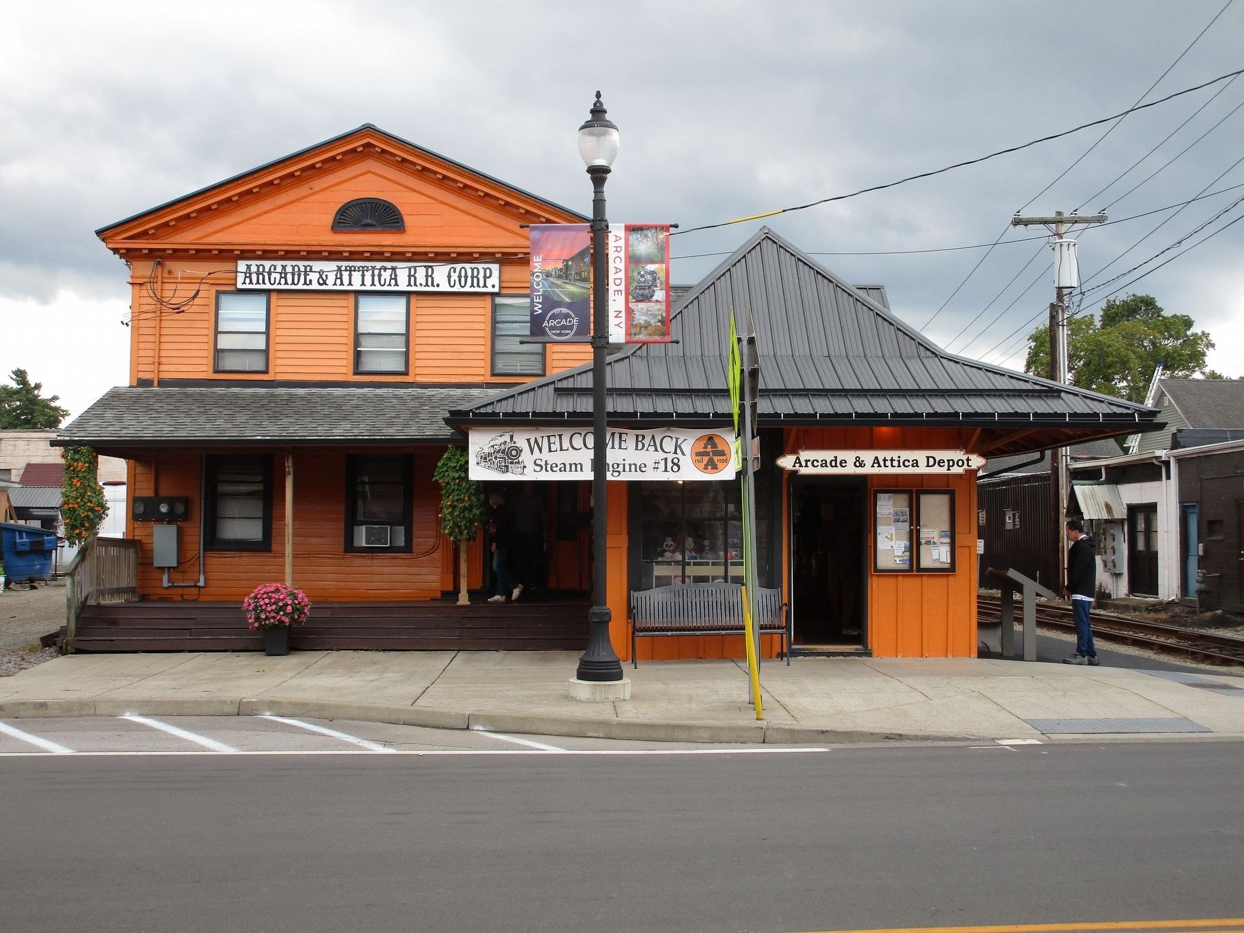 The Arcade & Attica Station image. Click for full size.