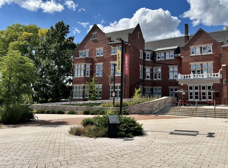 The Gordon S. Lang School of Business and Economics Marker. Click for full size. The Gordon S. Lang School of Business and Economics Marker image. Click for full size.