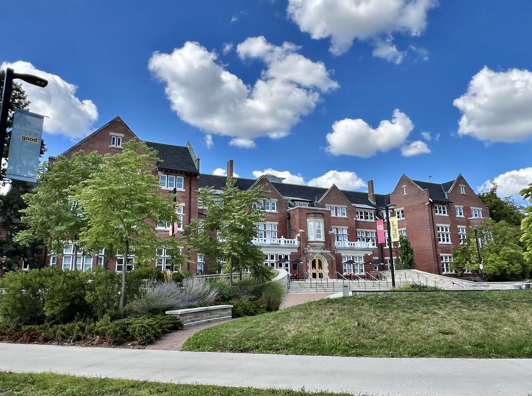 The Gordon S. Lang School of Business and Economics (Hamilton Hall), 2025. Click for full size. The Gordon S. Lang School of Business and Economics (Hamilton Hall), 2025 image. Click for full size.
