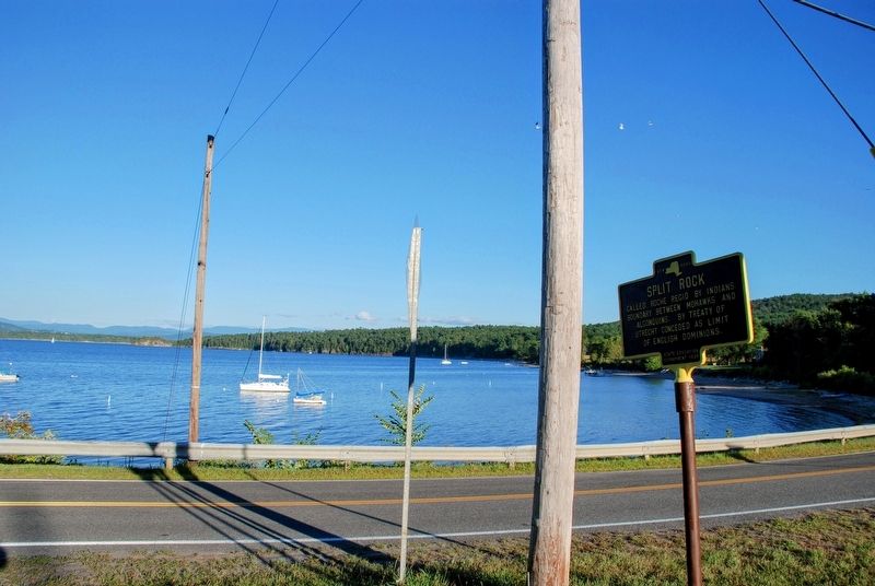 Split Rock Marker. Click for full size. Split Rock Marker image. Click for full size.