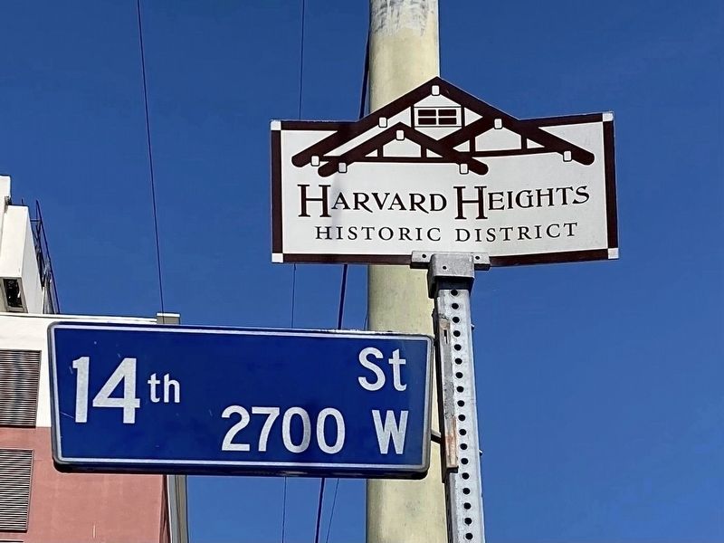 Harvard Heights Historic District. Click for full size. Harvard Heights Historic District image. Click for full size.