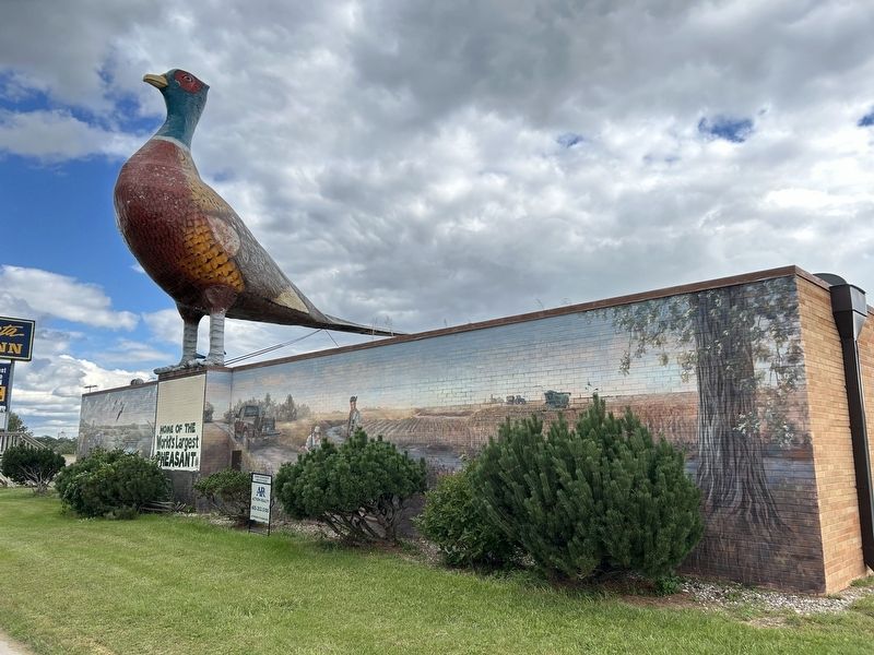 "The Heart of Pheasant Territory" Mural & Marker image. Click for full size.