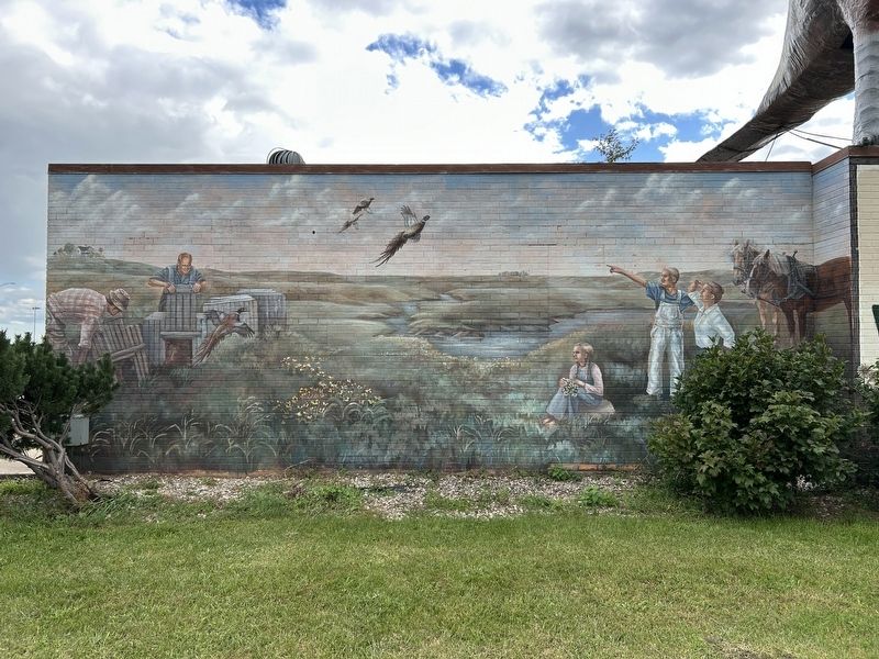"The Heart of Pheasant Territory" Mural image. Click for full size.