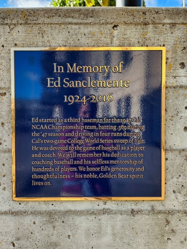 In Memory of Ed Sanclemente Marker image. Click for full size.
