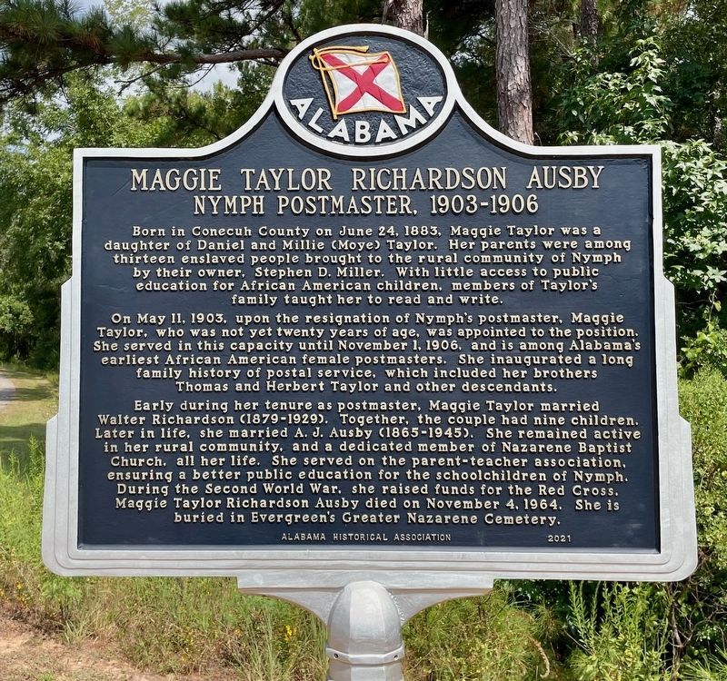 Maggie Taylor Richardson Ausby Marker image. Click for full size.