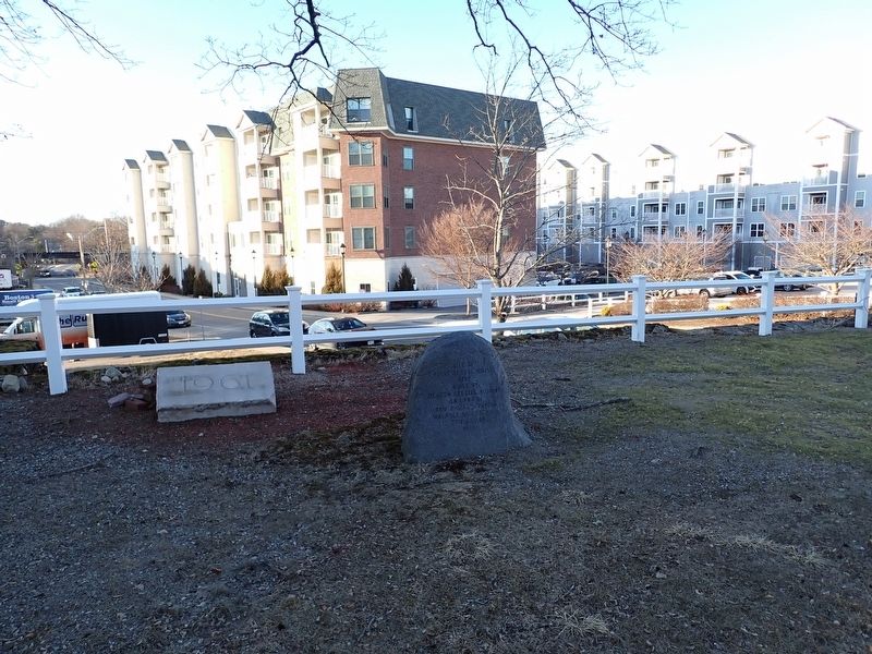 Site of First School House Marker image. Click for full size.