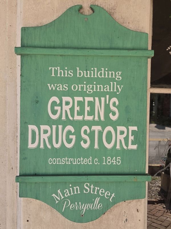 Green's Drug Store Marker. Click for full size. Green's Drug Store Marker image. Click for full size.