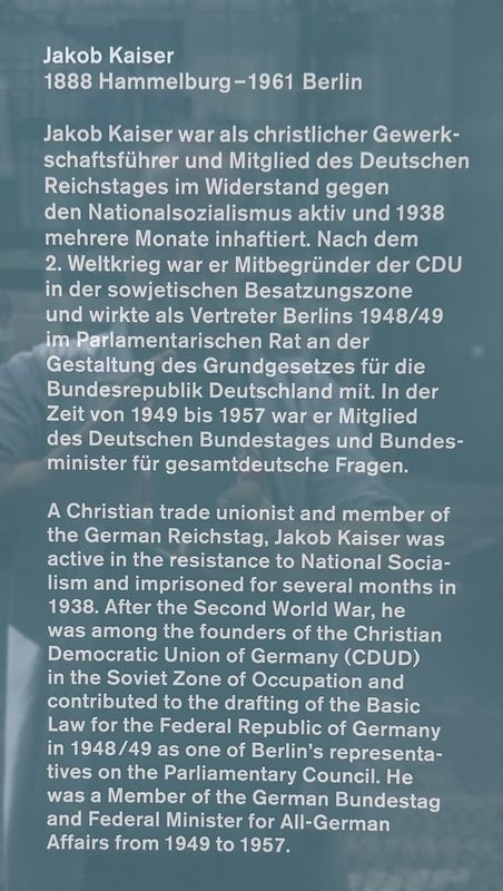 Jakob Kaiser marker text. Click for full size. Jakob Kaiser marker text image. Click for full size.