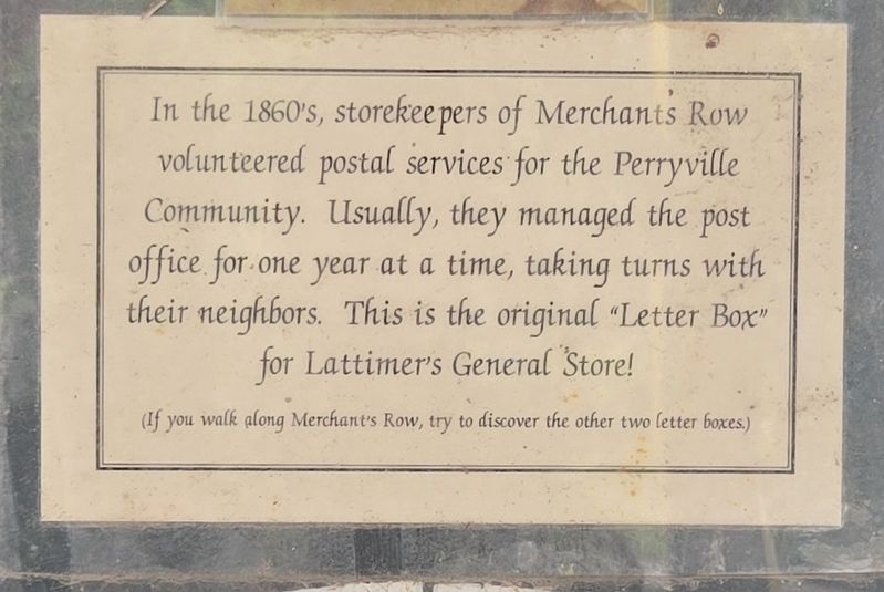 Letter Box Marker. Click for full size. Letter Box Marker image. Click for full size.