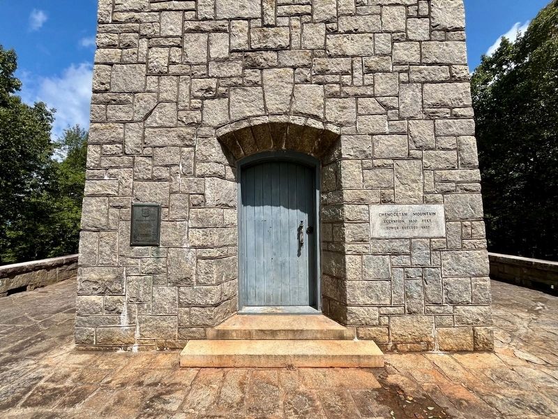 Chenocetah Memorial Tower Marker. Click for full size. Chenocetah Memorial Tower Marker image. Click for full size.