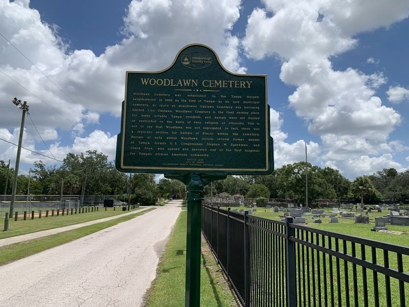Woodlawn Cemetery Marker image. Click for full size.