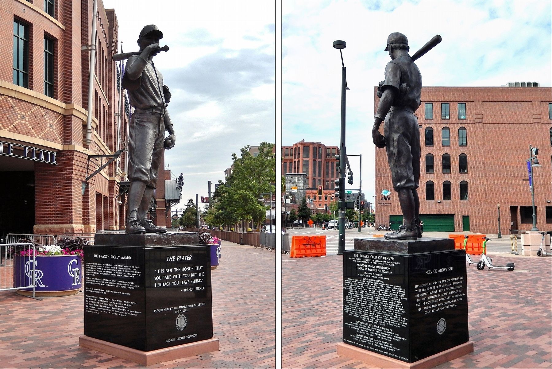 �The Player� Sculpture image. Click for full size.