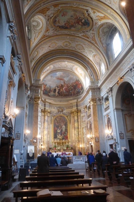 Inside the Church of St. Catherine of Siena on Via Giulia. Click for full size. Inside the Church of St. Catherine of Siena on Via Giulia image. Click for full size.