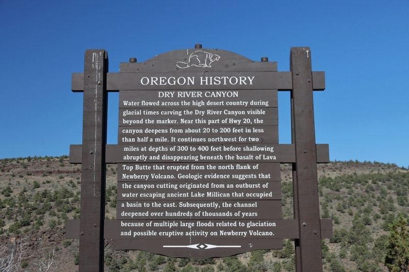 Dry River Canyon Marker image. Click for full size.