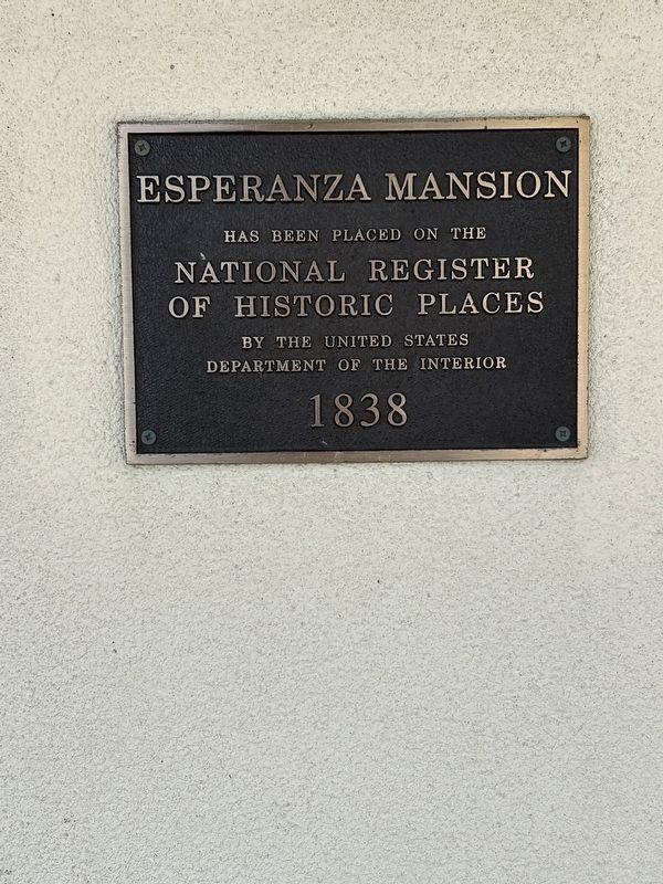 Esperanza Mansion Marker image. Click for full size.
