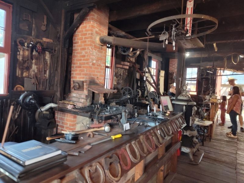 Reighard Blacksmith Shop Marker image. Click for full size.
