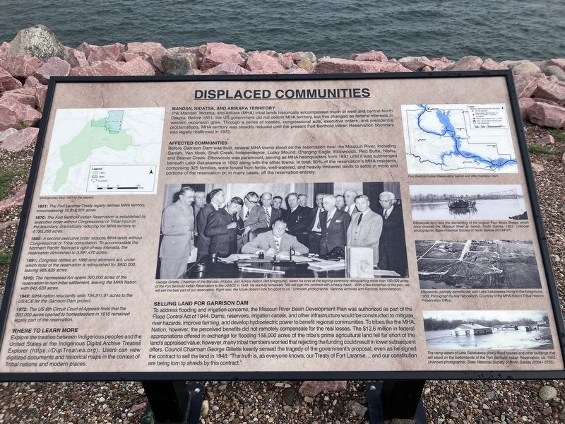 Displaced Communities Marker. Click for full size. Displaced Communities Marker image. Click for full size.