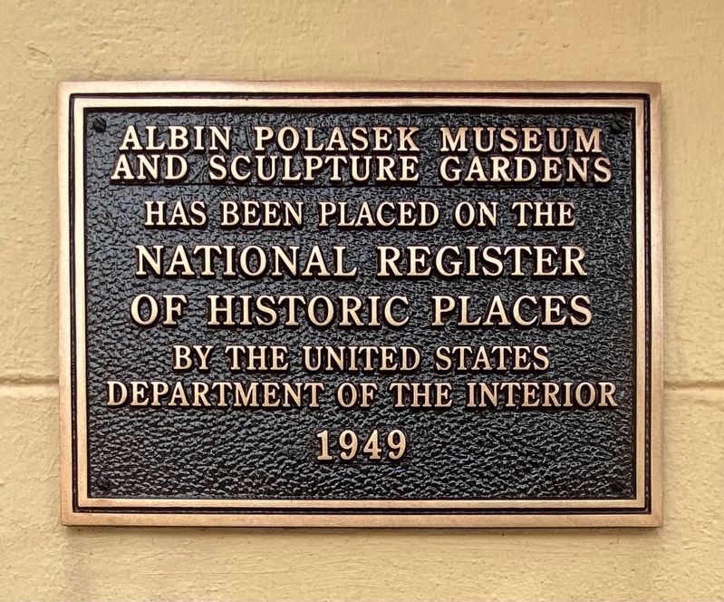 Albin Polasek Home and Studio Marker image. Click for full size.