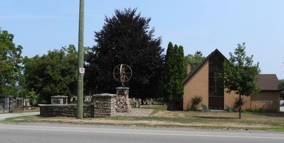 Mennonite Bicentennial 1786-1986 - Marker in context image. Click for full size.