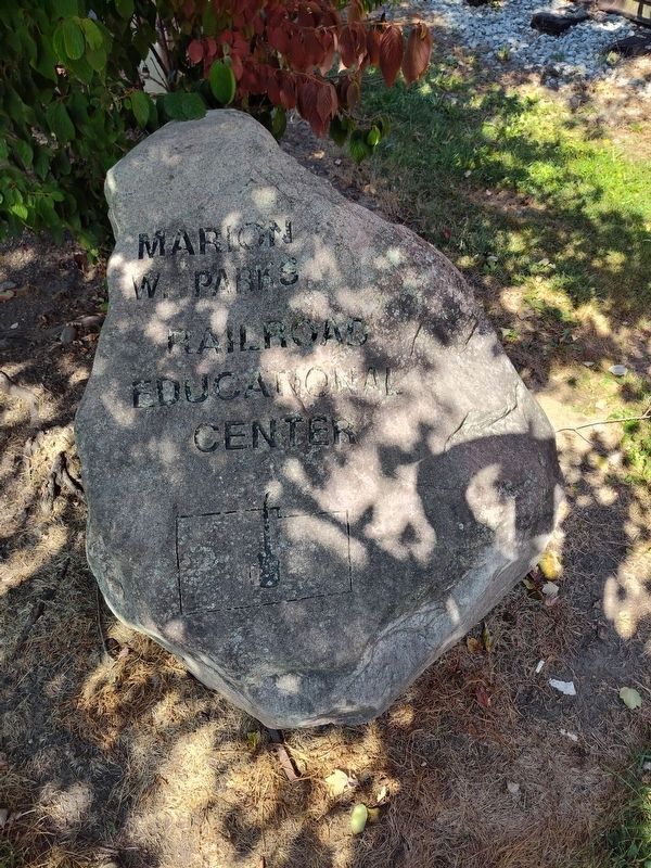 Pennsylvania Railroad Depot Marker. Click for full size. Pennsylvania Railroad Depot Marker image. Click for full size.
