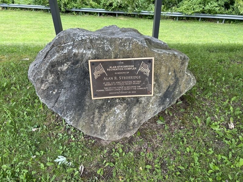 Alan Strobridge Recreation Complex Marker. Click for full size. Alan Strobridge Recreation Complex Marker image. Click for full size.
