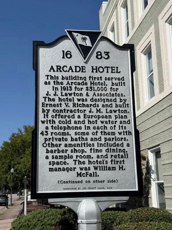 Arcade Hotel Marker image. Click for full size.