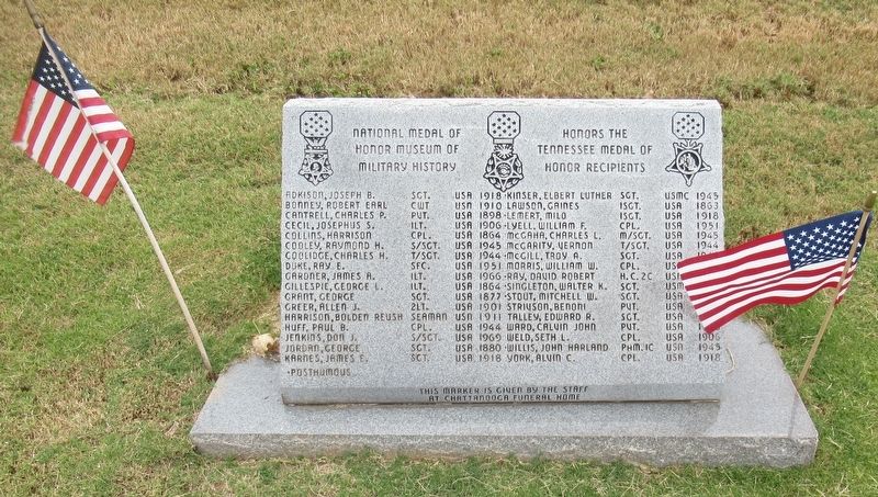 National Medal of Honor Museum Of Military History Marker image. Click for full size.