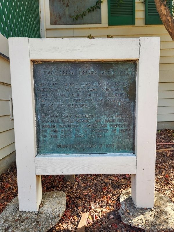 The Joseph Fischer Residence Marker image. Click for full size.