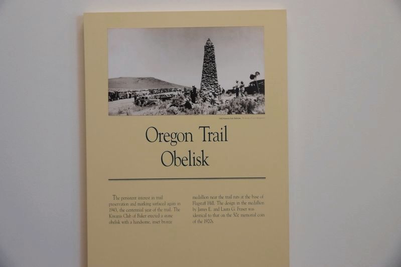 Oregon Trail Obelisk image. Click for full size.