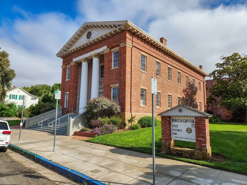 Former Benicia capitol building image. Click for full size.