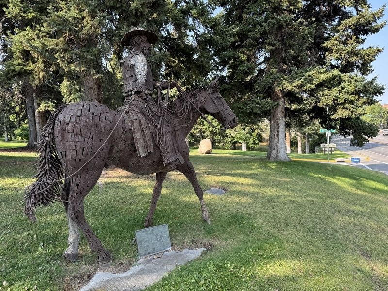 Nelson Story, Sr. Statue. Click for full size. Nelson Story, Sr. Statue image. Click for full size.