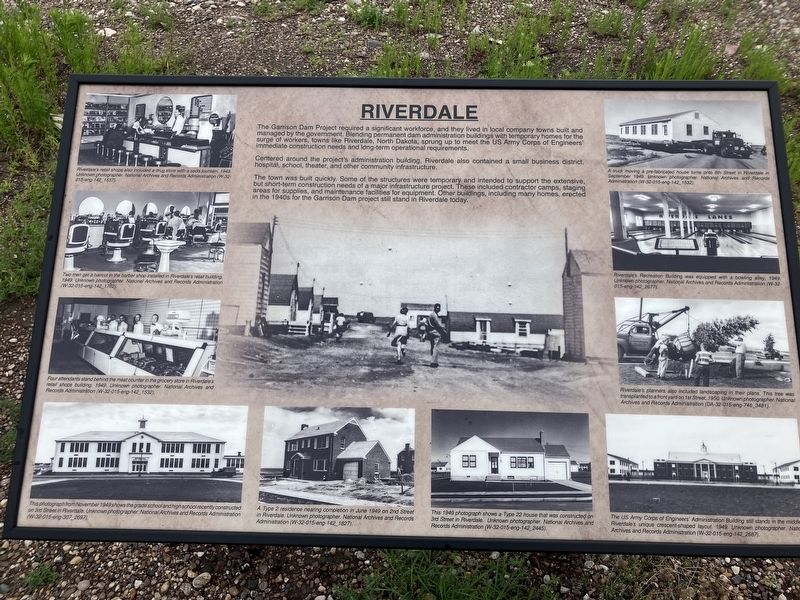Riverdale Marker. Click for full size. Riverdale Marker image. Click for full size.
