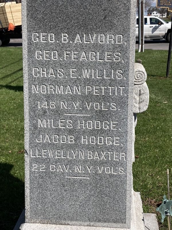 In Memory of Soldiers in This Vicinity Marker. Click for full size. In Memory of Soldiers in This Vicinity Marker image. Click for full size.