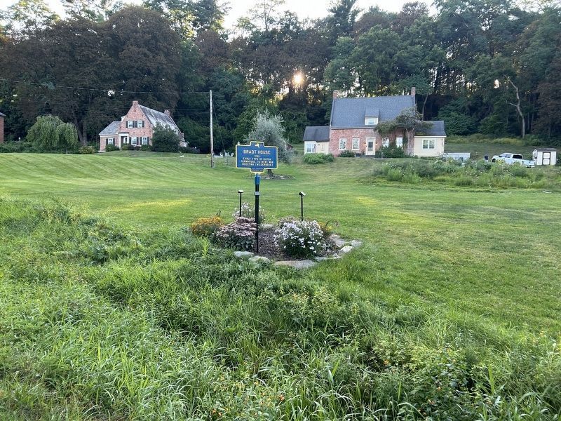 View of the Dutch Houses and Marker. Click for full size. View of the Dutch Houses and Marker image. Click for full size.