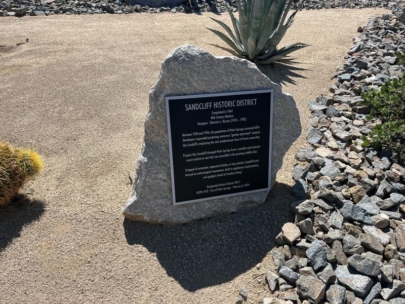 Sandcliff Historic District Marker image. Click for full size.