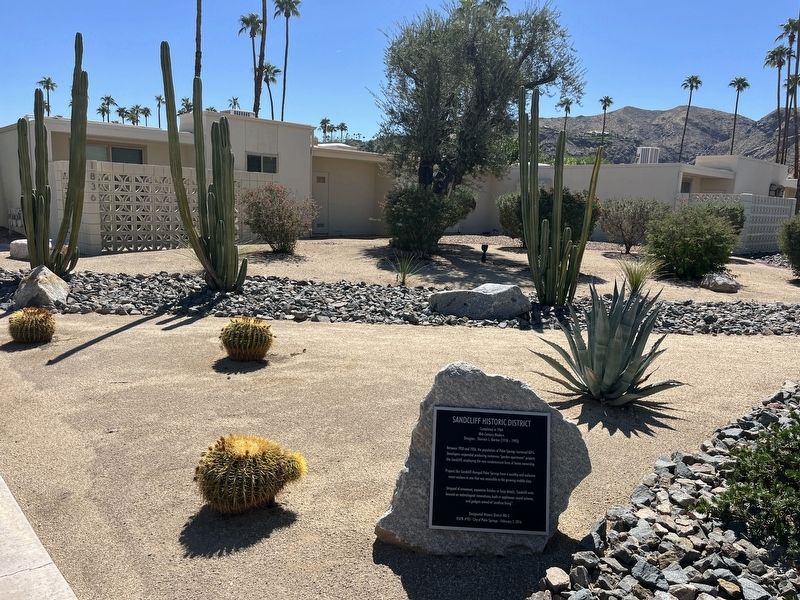 Sandcliff Historic District Marker image. Click for full size.