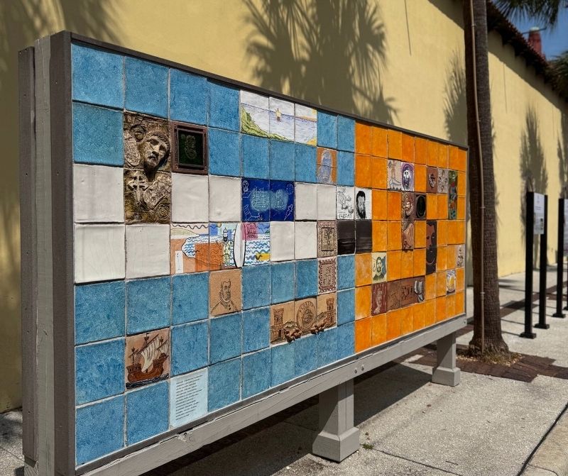 Pedro Men�ndez de Avil�s Mosaic image. Click for full size.