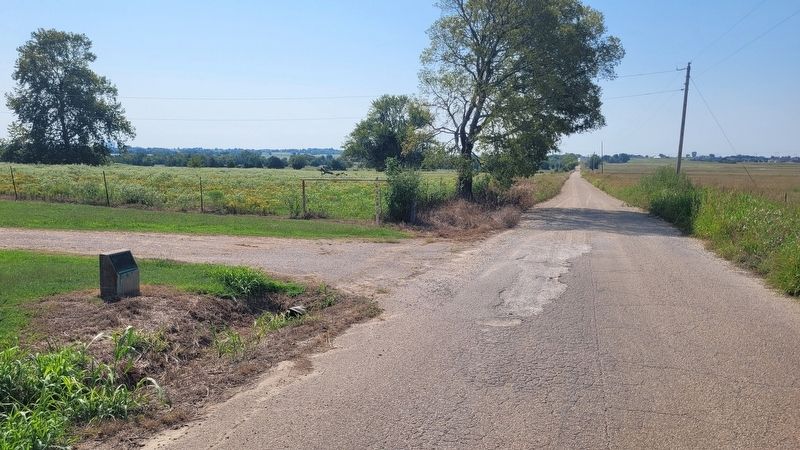 The view of the Fisher's Station Marker along the street. Click for full size. The view of the Fisher's Station Marker along the street image. Click for full size.