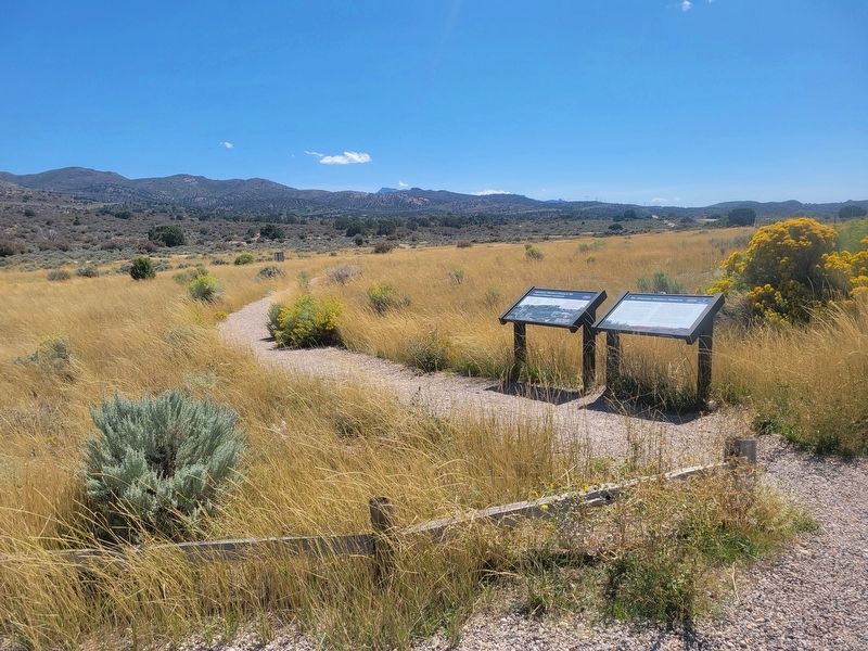 The Mountain Meadows Massacre Marker. Click for full size. The Mountain Meadows Massacre Marker image. Click for full size.