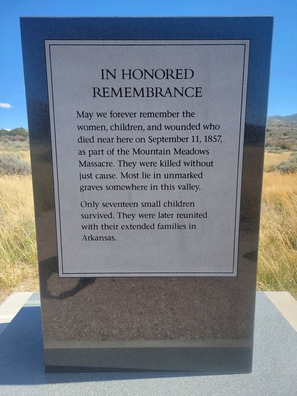 In Honored Remembrance Marker. Click for full size. In Honored Remembrance Marker image. Click for full size.