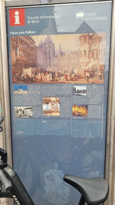 Haus zum Falken / House of the Falcon Marker image. Click for full size.