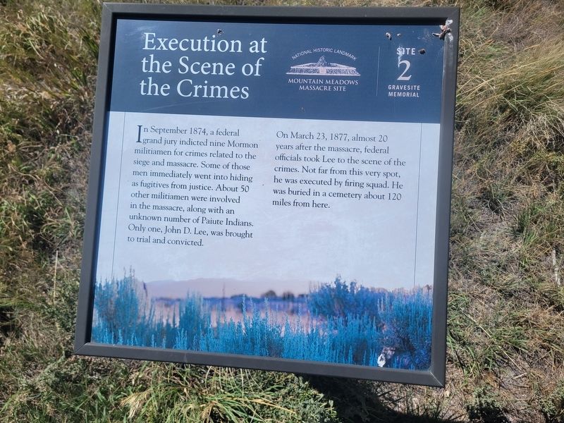 Execution at the Scene of the Crimes Marker. Click for full size. Execution at the Scene of the Crimes Marker image. Click for full size.