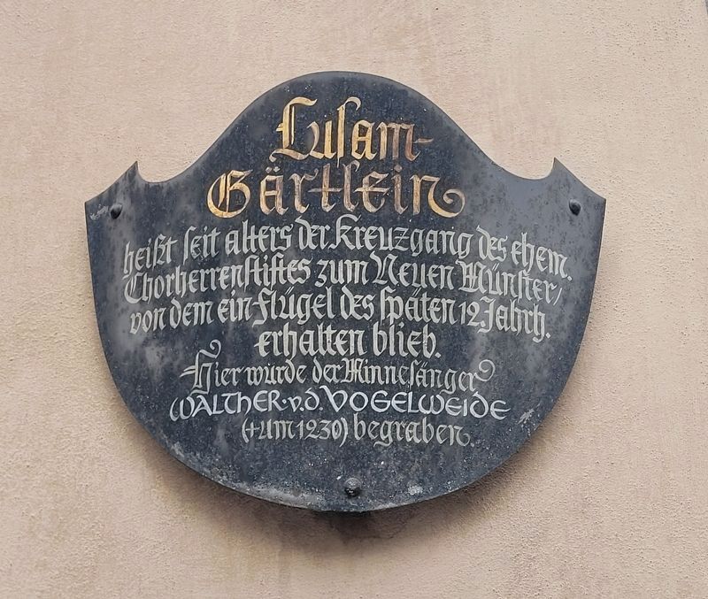 Lusam-Gärtlein Marker. Click for full size. Lusam-Gärtlein Marker image. Click for full size.