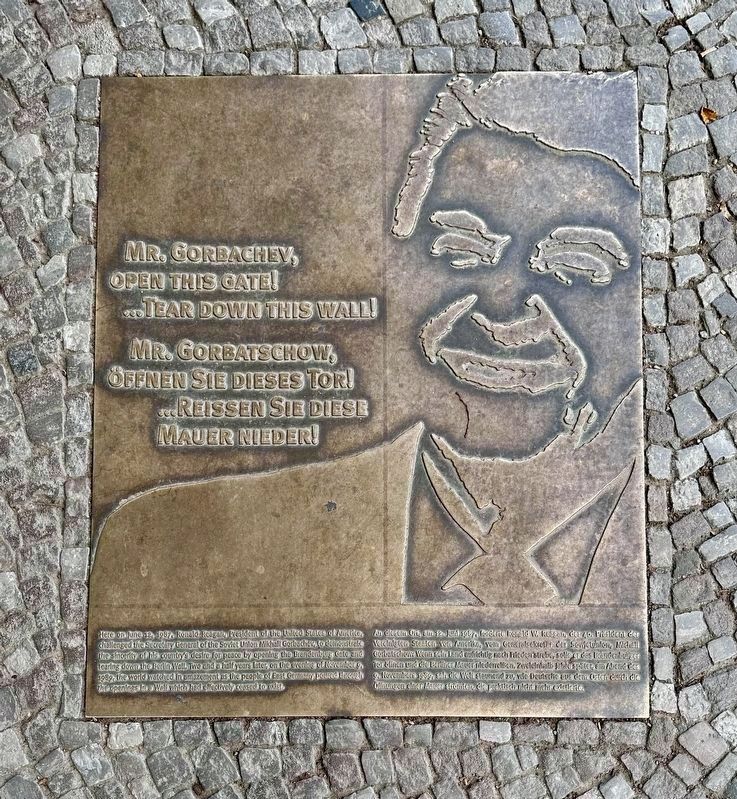 Ronald Reagan Marker image. Click for full size.