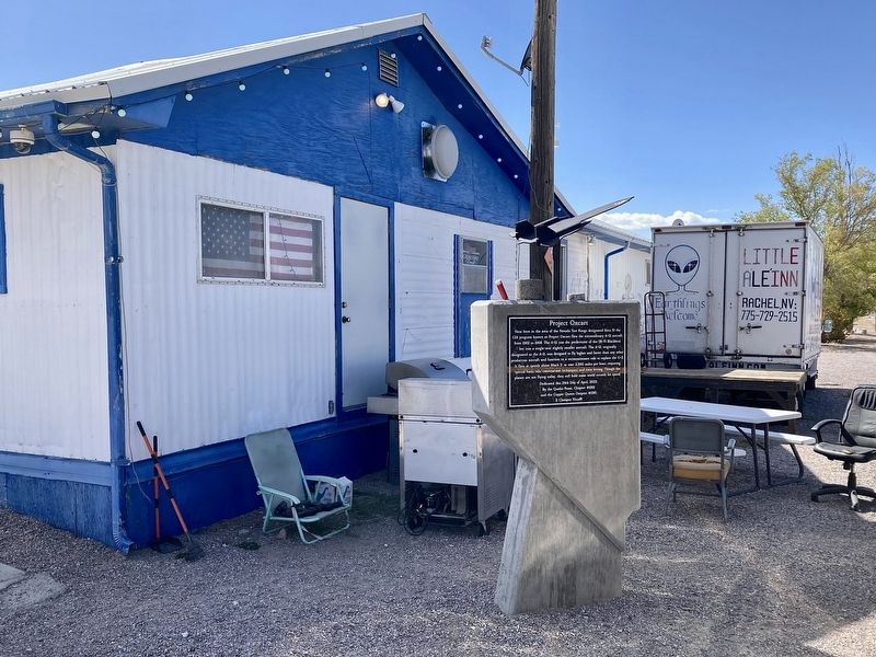 Project Oxcart Marker. Click for full size. Project Oxcart Marker image. Click for full size.
