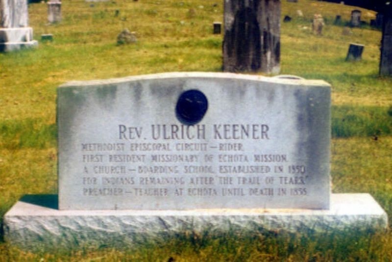 Tombstone of Ulrich and Sarah Duckett Keener. Click for more information. Tombstone of Ulrich and Sarah Duckett Keener image. Click for more information.