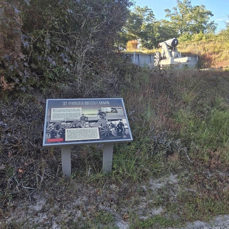 32-Pounder Rifled Cannon Marker image. Click for full size.