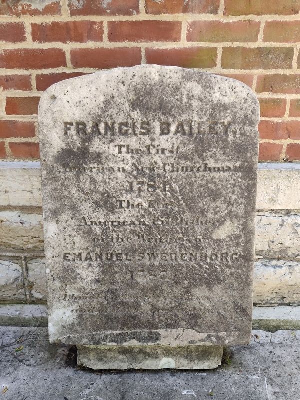 Francis Bailey Marker image. Click for full size.