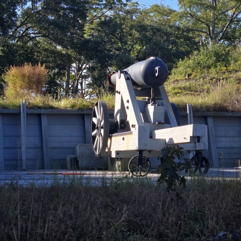 The Big Guns of Fort Anderson Marker. Click for full size. The Big Guns of Fort Anderson Marker image. Click for full size.